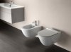 GSI Pura Zestaw Toaleta WC podwieszana 55x36 cm SwirlFlush bez kołnierza z deską wolnoopadającą slim biały 881511+MS86CSN11+FISR2